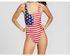 Target Collection USA GORGEOUS XHILARATION RED AND BLUE SWIMSUIT