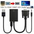 VGA to HDMI converter adapter cable with audio output