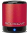 Scosche boomCAN Portable Speaker, Red