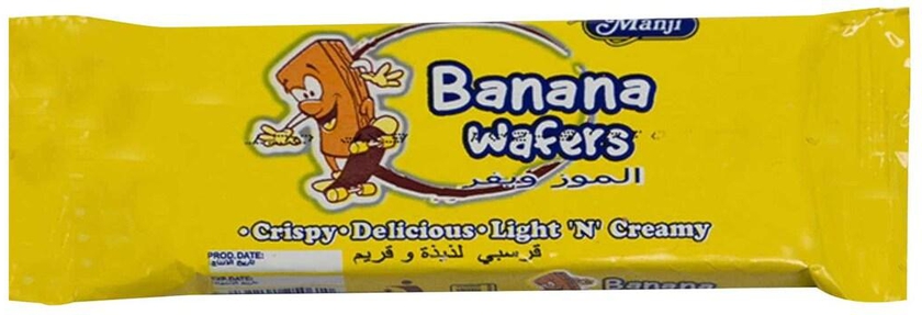Manji Swiss Banana Wafer 15g