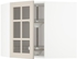 METOD خزانة حائط زاوية+رف دوّار/ب. زجاجي  - أبيض/Stensund بيج ‎68x60 سم‏