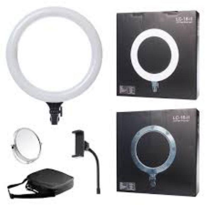 Selfie Light Ring With Mirror For Camera & Mobile Phones With Bag - 38cm