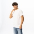 Mojo Basic Round Neck T- Shirt For Men 100% Cotton - White