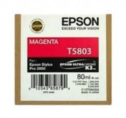 Epson T5803 Magenta Ink Cartridge 80ml for 3800 3880