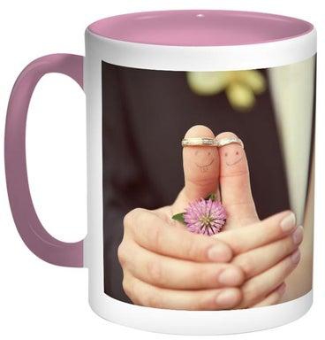 Joy Of Bride Printed Coffee Mug Pink/White/Beige