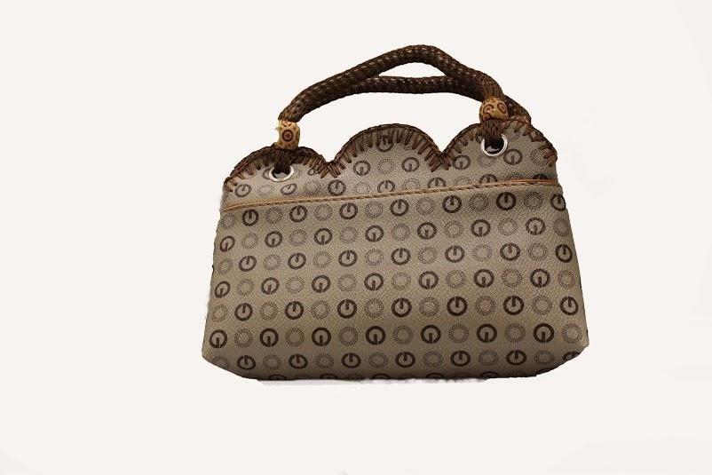 Women Bag:  Brown, Leather, Small
