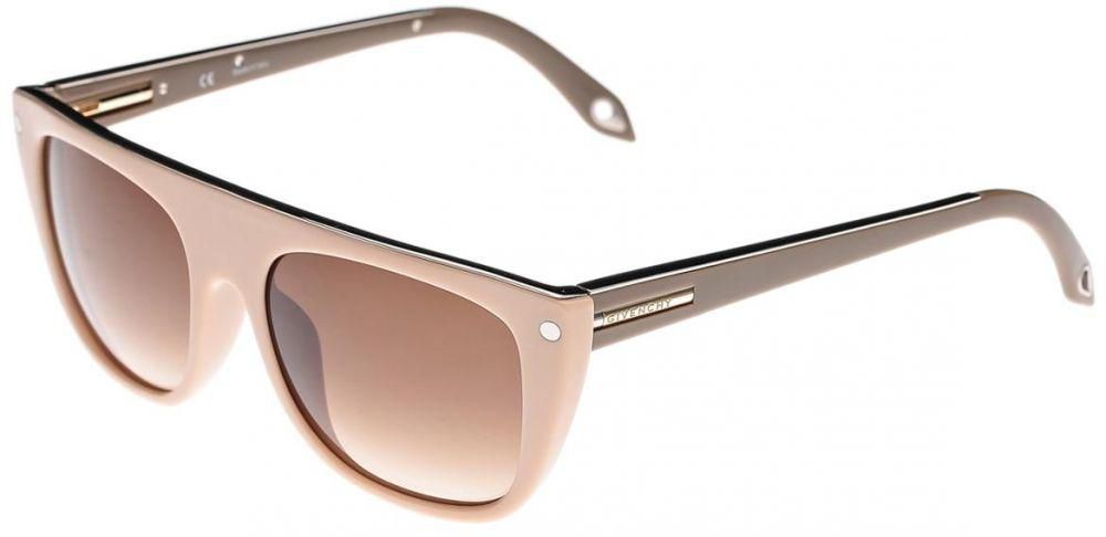 Givenchy Square Women's Sunglasses - Shiny Beige GIVENCHY SGV 883M 06K6-55-18-140