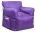 Homztown X Large Mega Chair Bean Bag PVC 75*78*92 cm Purple H-28946