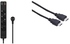 TV Essential Bundle (WIWU PD20W U01EU Smart Power Strip with 4 Outlets and 3 USB Ports, EU Plug - Black + Keendex 1881 hdmi cable, 1.5 meter - black)