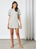 Front Text Nightdress Grey