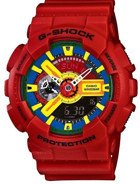 Casio G-Shock for Men - Analog - Digital Resin Band Watch - GA-110FC-1A