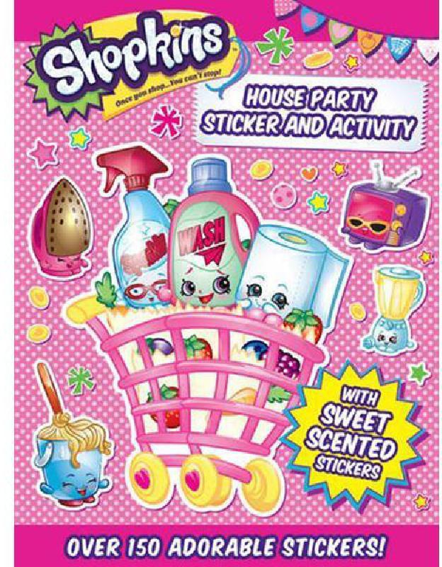 House Party Sticker and Activity (Shopkins)