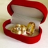 Wedding Rings 3piece Set With Case(18carat Goldplated)