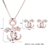 ROXI 18K silver plated Jewelry Set 3 pieces