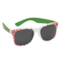 SCZ-Slasher Sunglasses White/Green OS Unisex