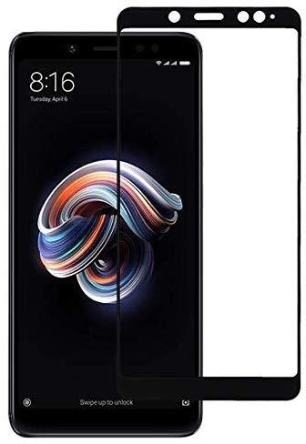 Tempered 0.33mm 9H 2.5D Full Screen Fully Adhesive Tempered for Xiaomi Redmi Note 5 Pro(Black) (Color : Black)