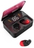 TWS Wireless Waterproof Bluetooth Earphones With Charging Box Black