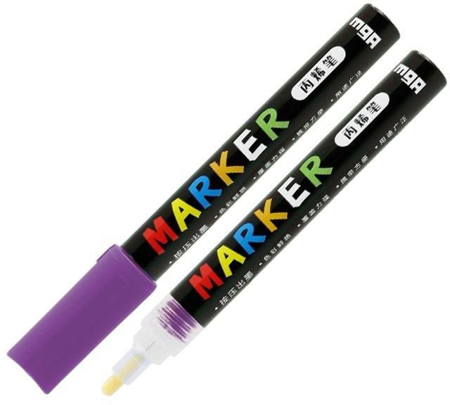 MG Purple Acrylic Marker 2mm No: ZPLN657077