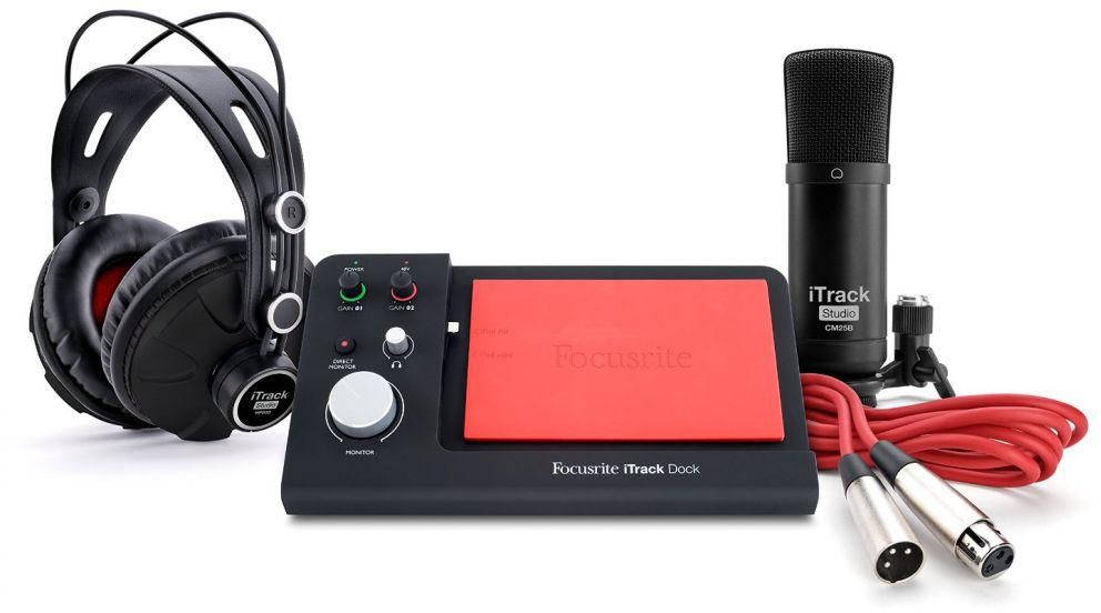 Focusrite iTrack Dock Studio Pack Audio Recorder for iPad