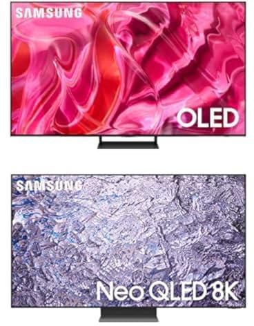 Samsung 77 Inch QD-OLED Smart TV - QA77S90CAUXEG &Samsung 65 Inch Neo QLED 8K Smart TV - QA65QN800CUXEG [2023 Models]
