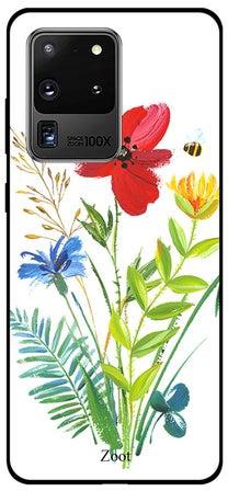 Skin Case Cover -for Samsung Galaxy Ultra S20 Flower Bee Flower Bee