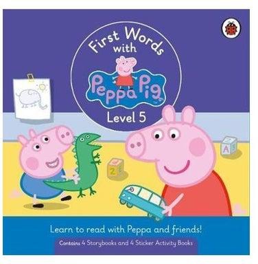 First Words With Peppa Pig - Level 5 غلاف ورقي اللغة الإنجليزية