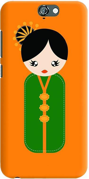 Stylizedd HTC One A9 Slim Snap Case Cover Matte Finish - Japanese Doll