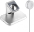 Apple Watch Cable and Stand 38mm 42mm, Poweradd Adjustable Aluminium Charging Dock Station - Silver PO506SL