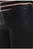Textured Skinny Jeans - Black -BLACK