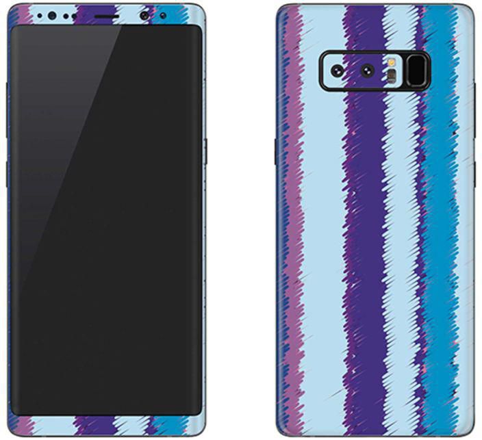 Vinyl Skin Decal For Samsung Galaxy Note 8 Lines Of Violet