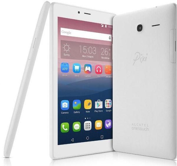 Alcatel Pixi 4 Tablet - 7 Inch, 16GB, 1GB RAM, 3G, White