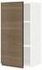 METOD Wall cabinet with shelves, white/Bodbyn grey, 40x80 cm - IKEA