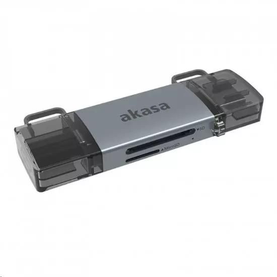 AKASA - 2-In-1 USB 3.2 OTG Dual card reader | Gear-up.me
