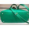 Dkny Bryant Park Saffiano Leather Green Satchel Dome Double Zippers