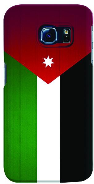 Stylizedd Samsung Galaxy S6 Edge Premium Slim Snap case cover Matte Finish - Flag of Jordan