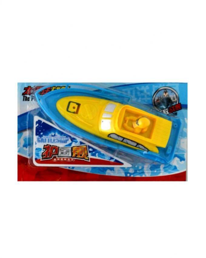 Speedboat Baby Toy - Blue/Yellow