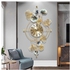 Standard-Quality Home DIY Interior Wall Clock - Gold & Green