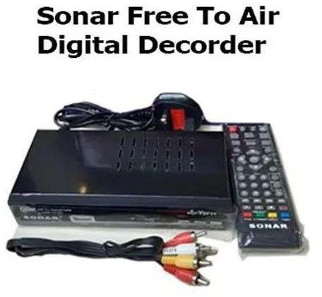 Sonar Free To Air Decoder Full HD 1080P With Usb - Black DVB-T/T2 receiver with H.265 standard (high efficiency video coding). Suitable for all free receivable DVB-T2 programs emit