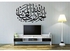ملصق جداري لديكور غرفة المعيشة والمنزل بتصميم عبارات إسلامية عربية لديكور غرفة المعيشة وغرفة النوم أسود 60X90سم