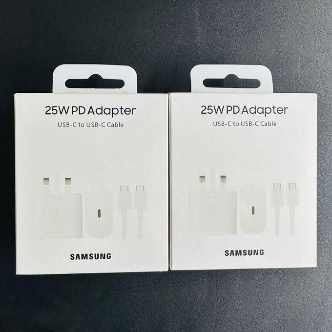 Samsung Galaxy Quantum 2 5G Fast CHARGER 25W/USB TYPE C To C Cable