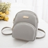 Women Casual Small Solid Adjustable Strap Geometric 1 Metal Backpack Artificial Leather Main Pocket Zipper
