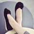 Neworldline Woman Spring Flat Shoes Fashion Ballet Shoes Slip Loafers Shoes Peas Shoes-Black