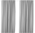 VILBORG Room darkening curtains, 1 pair - grey 145x300 cm