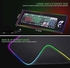 RGB mouse pad LED mouse pad, large mouse pad, waterproof anti-slip mouse pad with light