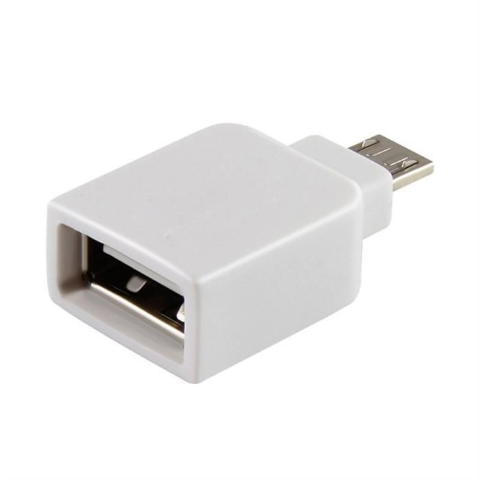 White Smart OTG USB Host Adapter For Samsung Galaxy Note Edge Smart Phone