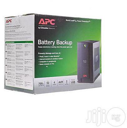 Apc Back-UPS Line-Interactive 700VA Black Uninterruptible Power Supply (UPS)