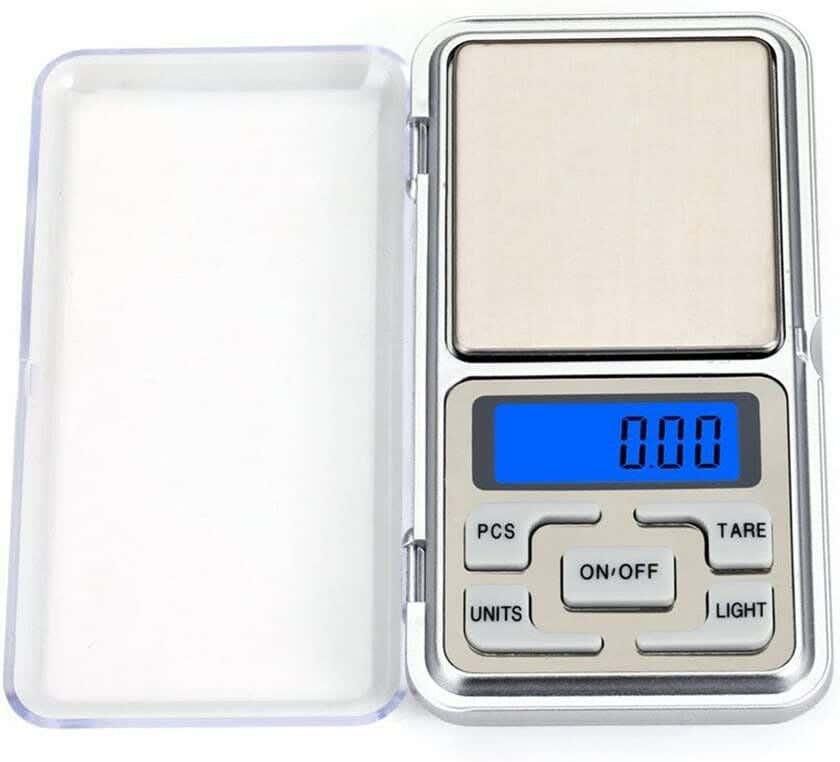 Get Jewelry Pocket Digital Scales, Capacity 500 Gram, Sensitivity 0.1 - Silver with best offers | Raneen.com