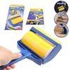 Reusable Sticky Buddy Picker Cleaner Lint Roller Pet Hair Remover Brush Yellow and Blue 2 Pc