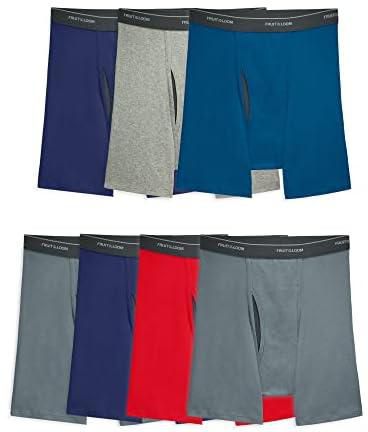 Fruit Of The Loom Men's CoolZone Boxer Briefs, 7 Pack - Assorted Colors, X-Large