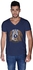 Creo Paris T-Shirt for Men - S, Navy Blue